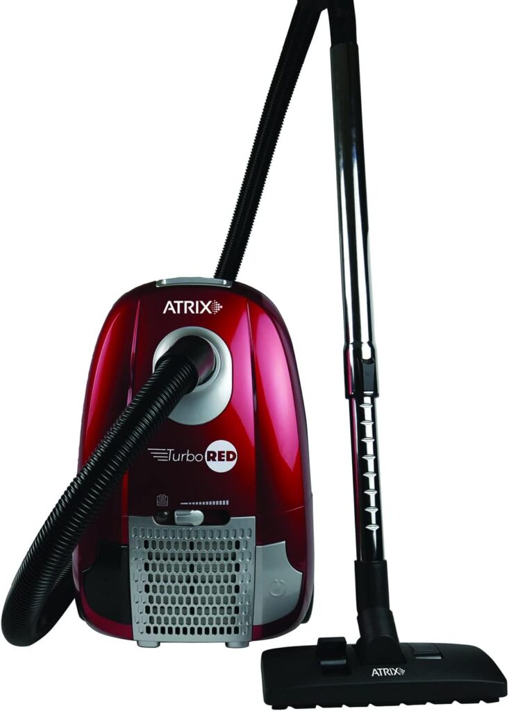 Atrix AHC Turbo Red HEPA 6-Quart Canister Vacuum, Premium Bundle