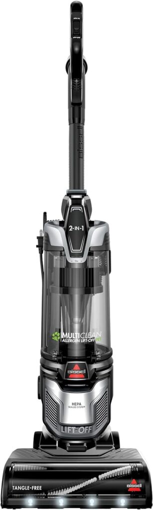 BISSELL 2998 MultiClean Allergen Lift-Off Pet Vacuum with HEPA Filter Sealed System, Lift-Off Portable Pod, LED Headlights, Specialized Pet Tools, Easy Empty,Blue/ Black