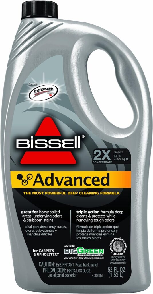 Bissell BigGreen Commercial 49G5-1 Carpet Cleaner, Advanced Formula, Triple Action Cleaning, 52 oz.