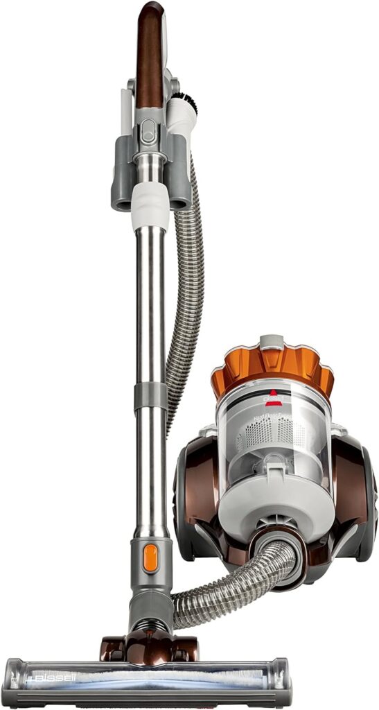 Bissell Hard Floor Expert Multi-Cyclonic Bagless Canister Vacuum, 1547 - Corded Burnt Orange