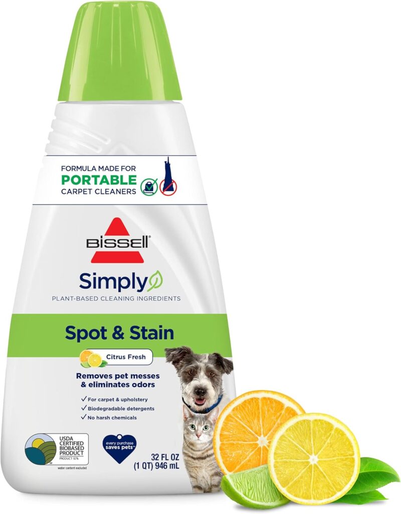 BISSELL Simply Spot  Stain Portable Carpet Cleaner Formula, 32 oz, 3368