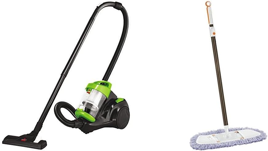 BISSELL Zing Lightweight, Bagless Canister Vacuum, 2156A,Black/Citrus Lime