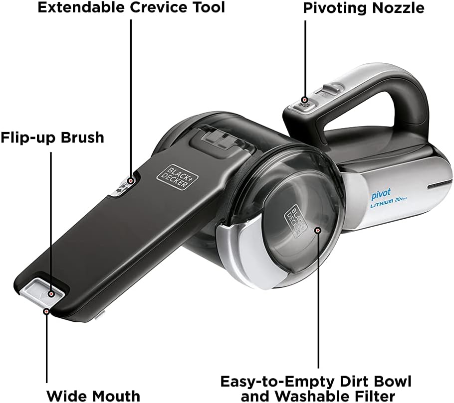 BLACK+DECKER 20V Max Handheld Vacuum (BDH2000PL) Review