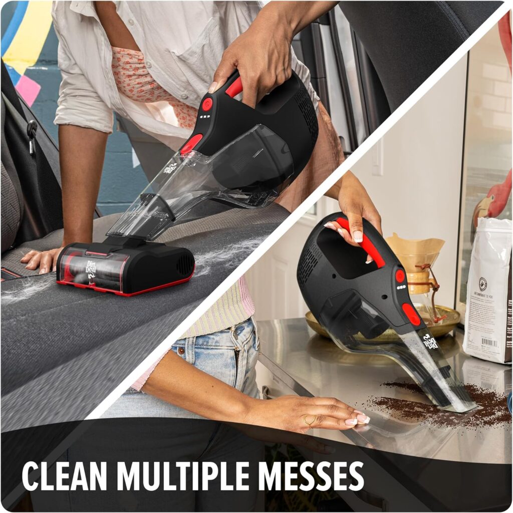 Dirt Devil 16V Deep Clean Handheld Vacuum with Motorized Pet Tool, Cordless, Lightweight, BD30300V