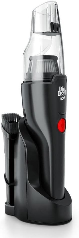 Dirt Devil Grab  Go+ 8V Cordless Hand Vacuum, Powerful and Lightweight, BD30100V, Black