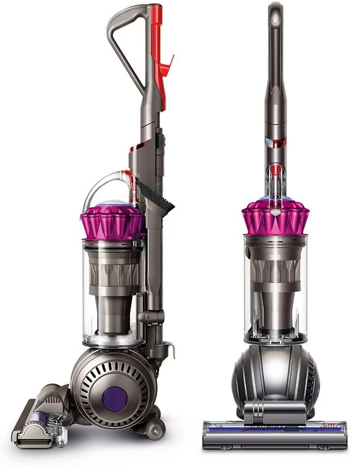 Dyson Ball Animal 2 Upright Corded Vacuum Cleaner: HEPA Filter, Height Adjustment, Self-Adjusting Cleaner Head, Telescopic Handle, Rotating Brushes, Fuchsia