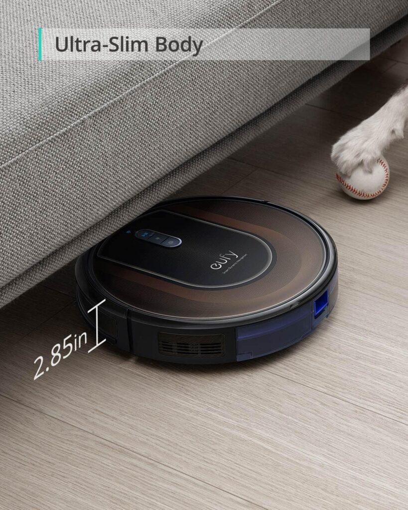 eufy Clean by Anker, RoboVac G30 Hybrid SES, 2-in-1 Sweep and mop, Self-Emptying Robot Vacuum, Dynamic Navigation, Allergy Care, 2000 Pa Strong Suction, Wi-Fi, Carpets and Hard Floors