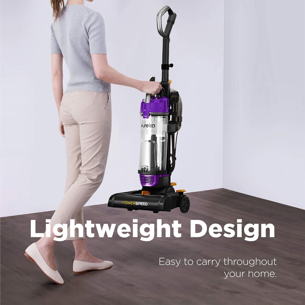 eureka NEU182A PowerSpeed Bagless Upright Vacuum Cleaner, Lite, Blue