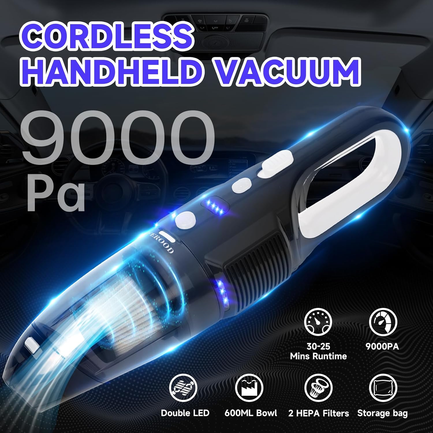 FEROOD Car Vacuum Cordless Rechargeable Review