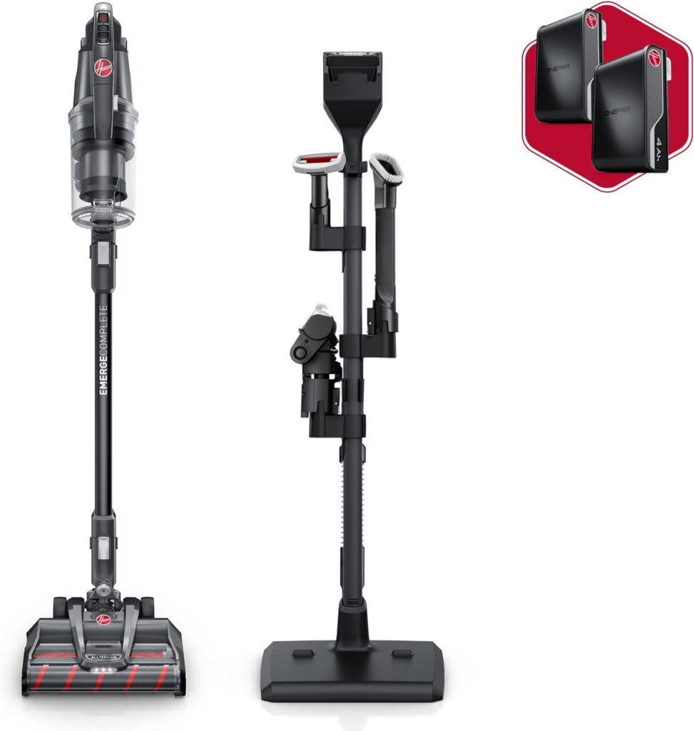 Hoover ONEPWR WindTunnel Emerge Cordless Lightweight Stick Vacuum Cleaner, BH53600V, Silver