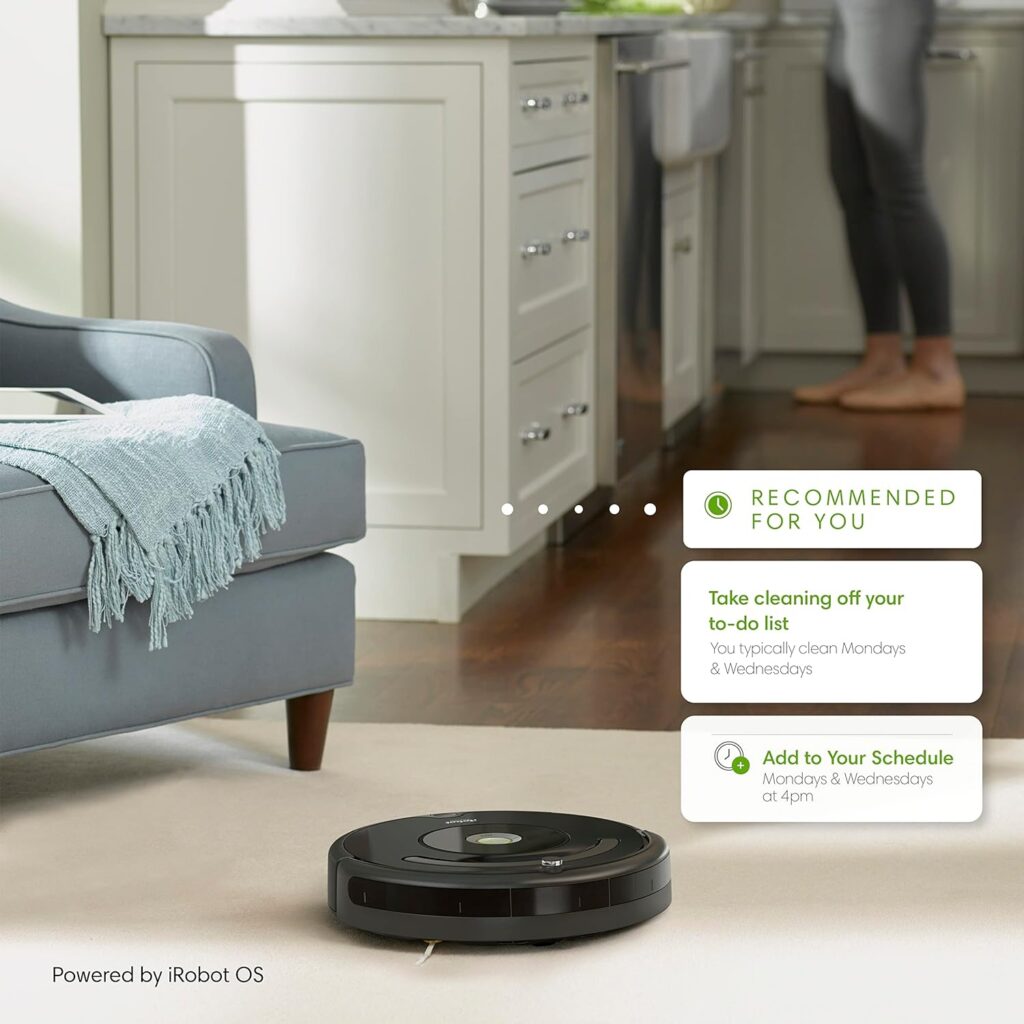 iRobot Roomba 692 Robot Vacuum - Wi-Fi Connectivity, Personalized Cleaning Recommendations, Works with Alexa, Good for Pet Hair, Carpets, Hard Floors, Self-Charging