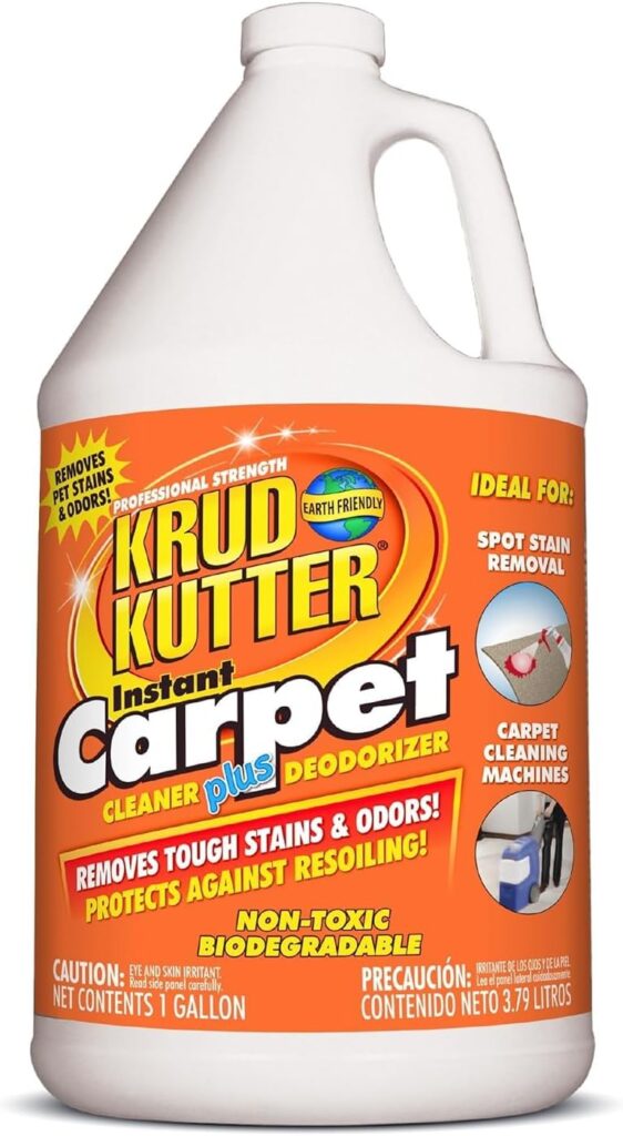 KRUD KUTTER CR012 Carpet Cleaner/Stain Remover, 1-Gallon