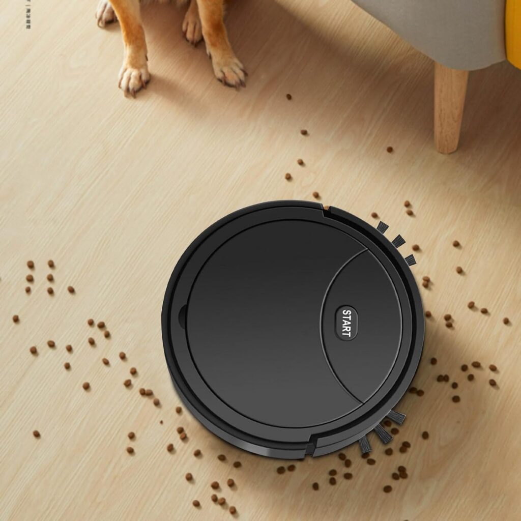 Robot Vacuum and Mop Combo, Intelligent Sweeping Robot Quiet Low Noise, Multiple Cleaning Modes, Ideal for Pet Hair, Carpet, Hard Floor