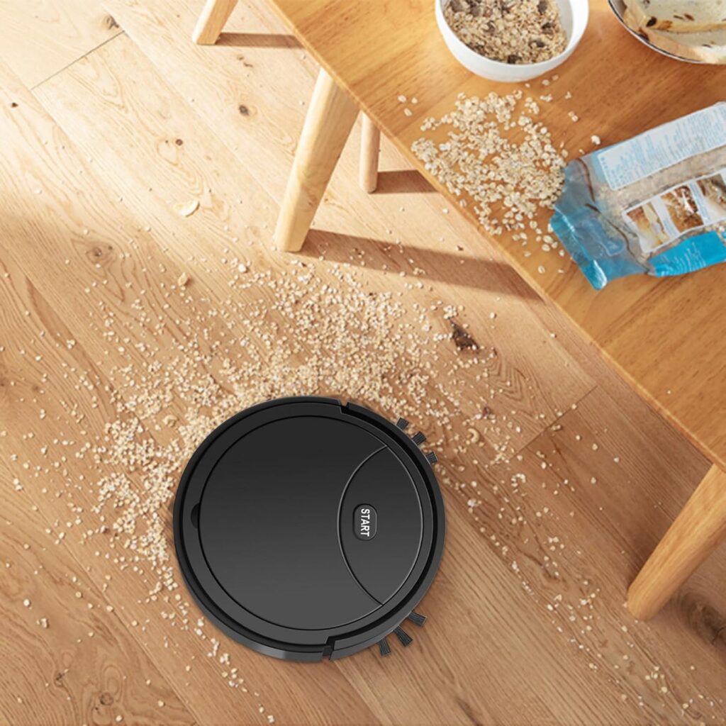 Robot Vacuum and Mop Combo, Intelligent Sweeping Robot Quiet Low Noise, Multiple Cleaning Modes, Ideal for Pet Hair, Carpet, Hard Floor