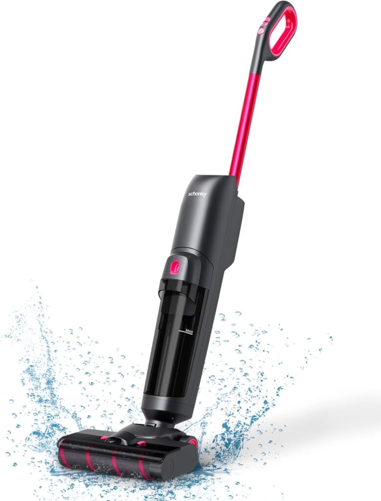 Schenley Wet Dry Vacuum Cleaner - Cordless Vacuum and Mop One-Step Cleaning for Hard Floors with Self-Cleaning and Air Dry, Smart Mess Detection, Enhanced Edge Cleaning, On-Demand Sprayer