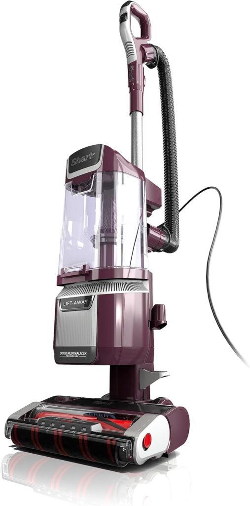 Shark LA702 Rotator Pet Lift-Away ADV Upright Vacuum with DuoClean PowerFins HairPro  Odor Neutralizer Technology, Wine Purple, 0.8 Qt. Dust Cup