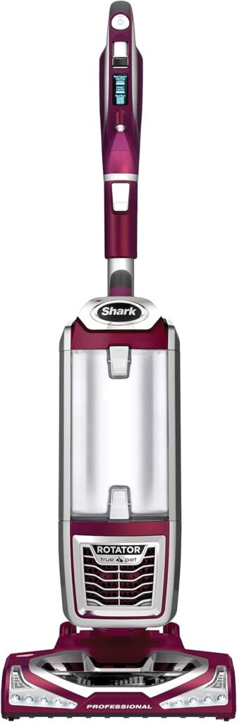 Shark NV752 Rotator Powered Lift-Away TruePet Upright Vacuum with HEPA Filter, Large Dust Cup Capacity, LED Headlights, Upholstery Tool, Perfect Pet Power Brush  Crevice Tool, Bordeaux