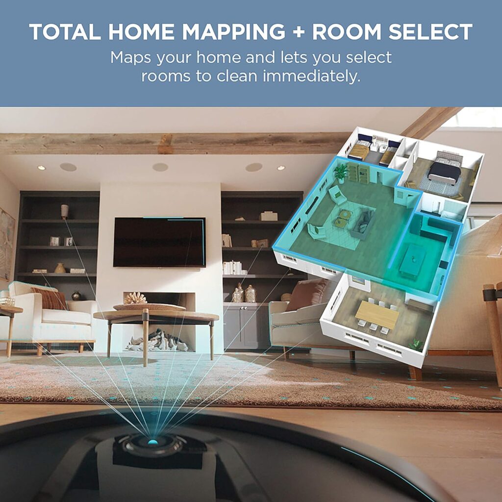 Shark RV2502AE AI Ultra Robot Vacuum with XL HEPA Self-Empty Base, Bagless, 60-Day Capacity, LIDAR Navigation, Smart Home Mapping, UltraClean, Perfect for Pet Hair, Compatible with Alexa, Black