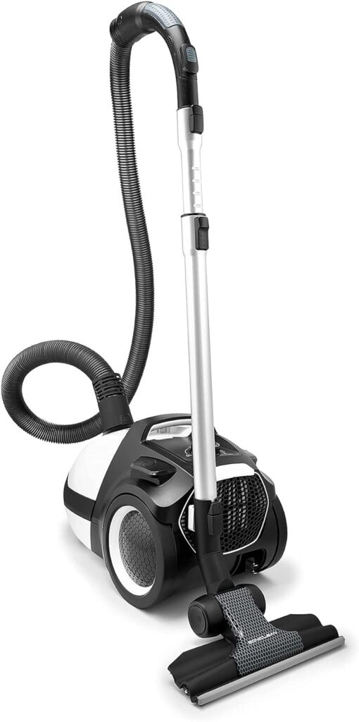 Soniclean WhisperJet C2 Canister Vacuum Cleaner - Ultra-Quiet Operation - U15 ULPA Filtration - Made in Germany