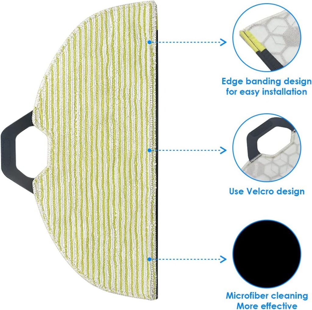 Vacuum Accessories For Shark AV2610WA RV2610WA Main Brush Hepa Filters Pre Filter Mop Pads Side Brush Base Pre-Motor Foam Kit (Accessories For Shark AV2610WA/AV2610WA)