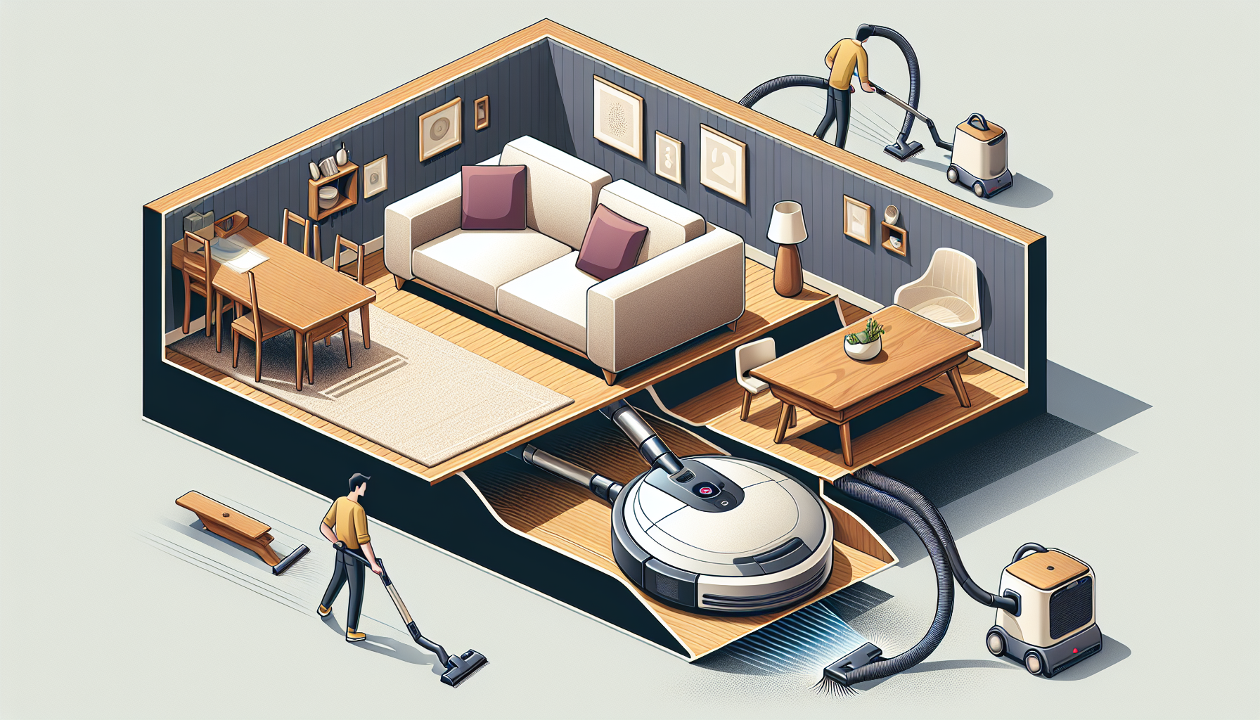 What Are The Best Options For Vacuuming Under Furniture?