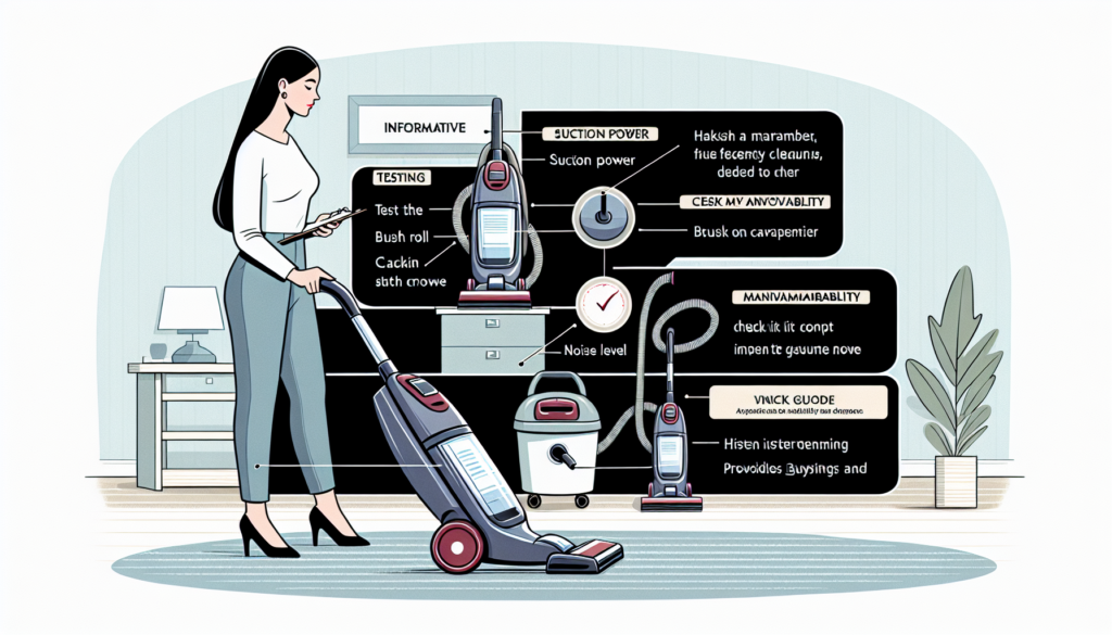 What Is The Best Way To Test A Vacuum Cleaner Before Purchasing?