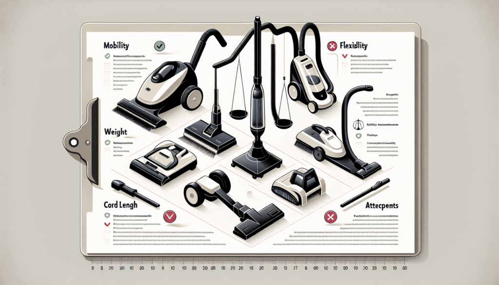 What Should I Consider For Vacuum Cleaners In Terms Of Mobility And Flexibility?